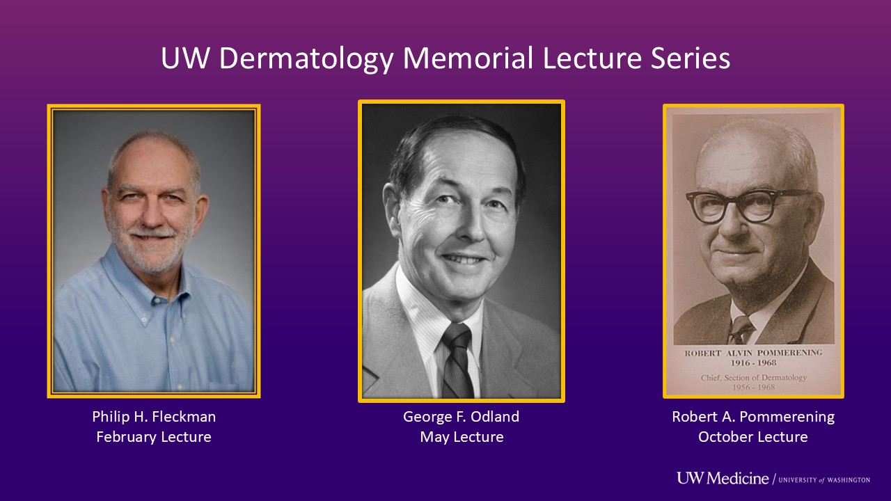 DS2664: Dermatology Memorial Lecture Series Banner